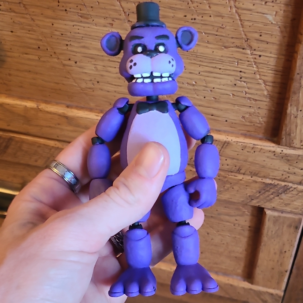 "Purple Freddy" Shadow Freddy Custom Action Figure